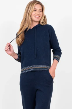 Brakeburn Lounge Knitted Hoodie Multicoloured Store
