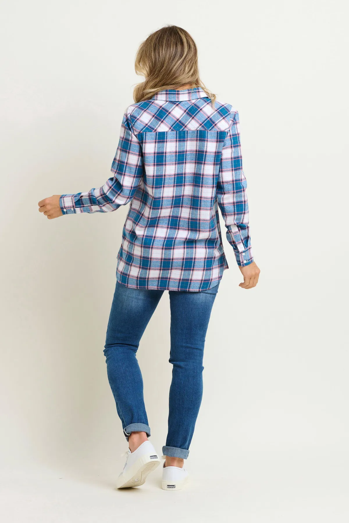 Brakeburn Lucille Flannel Shirt Blue Best