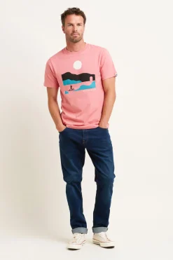 Brakeburn Lulworth Tee Multicoloured Cheap