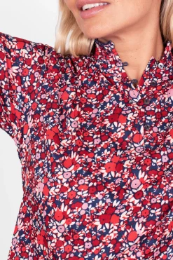 Brakeburn Mixed Berry Floral Blouse Multicoloured Store