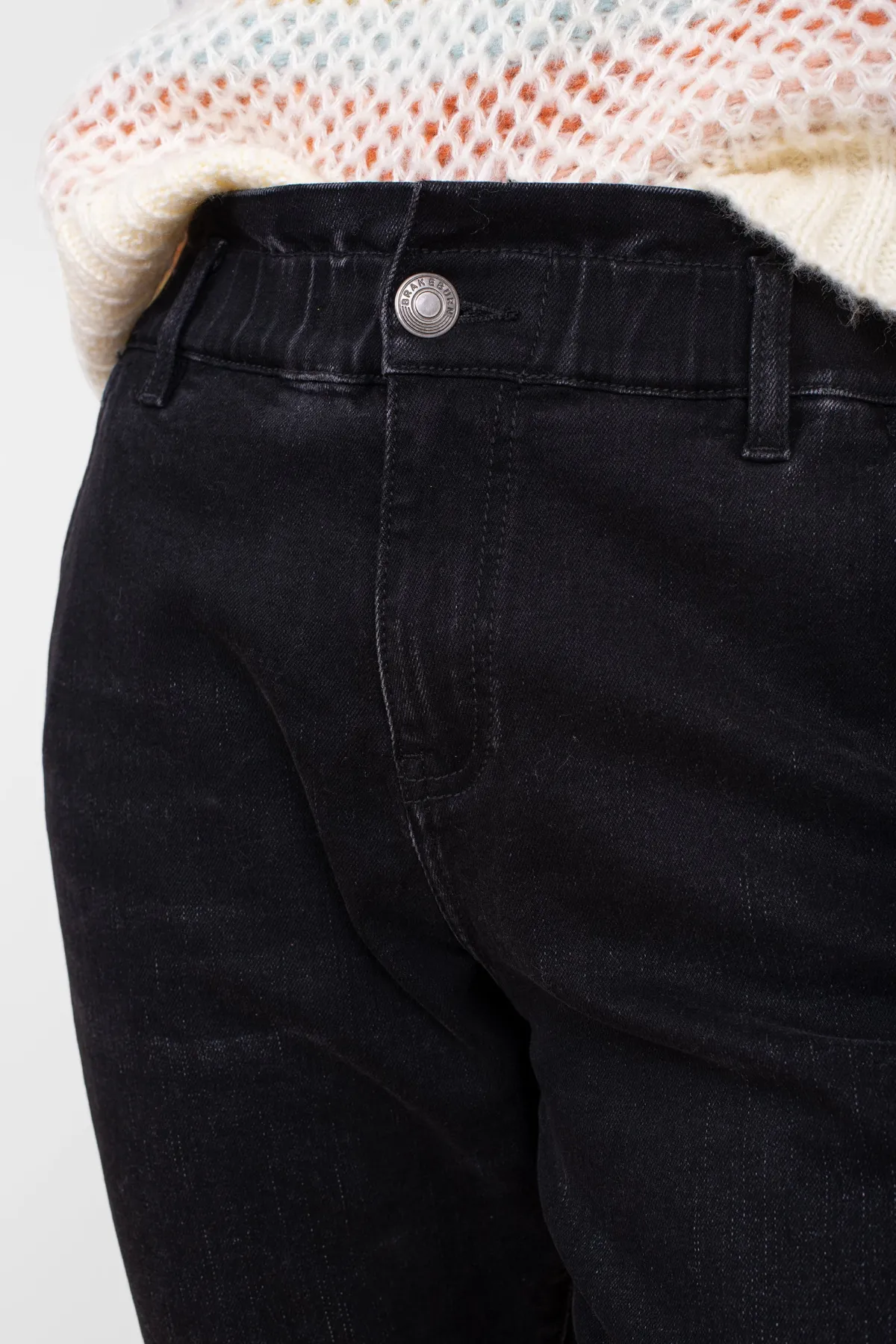 Brakeburn Mom Fit Jeans Black Flash Sale