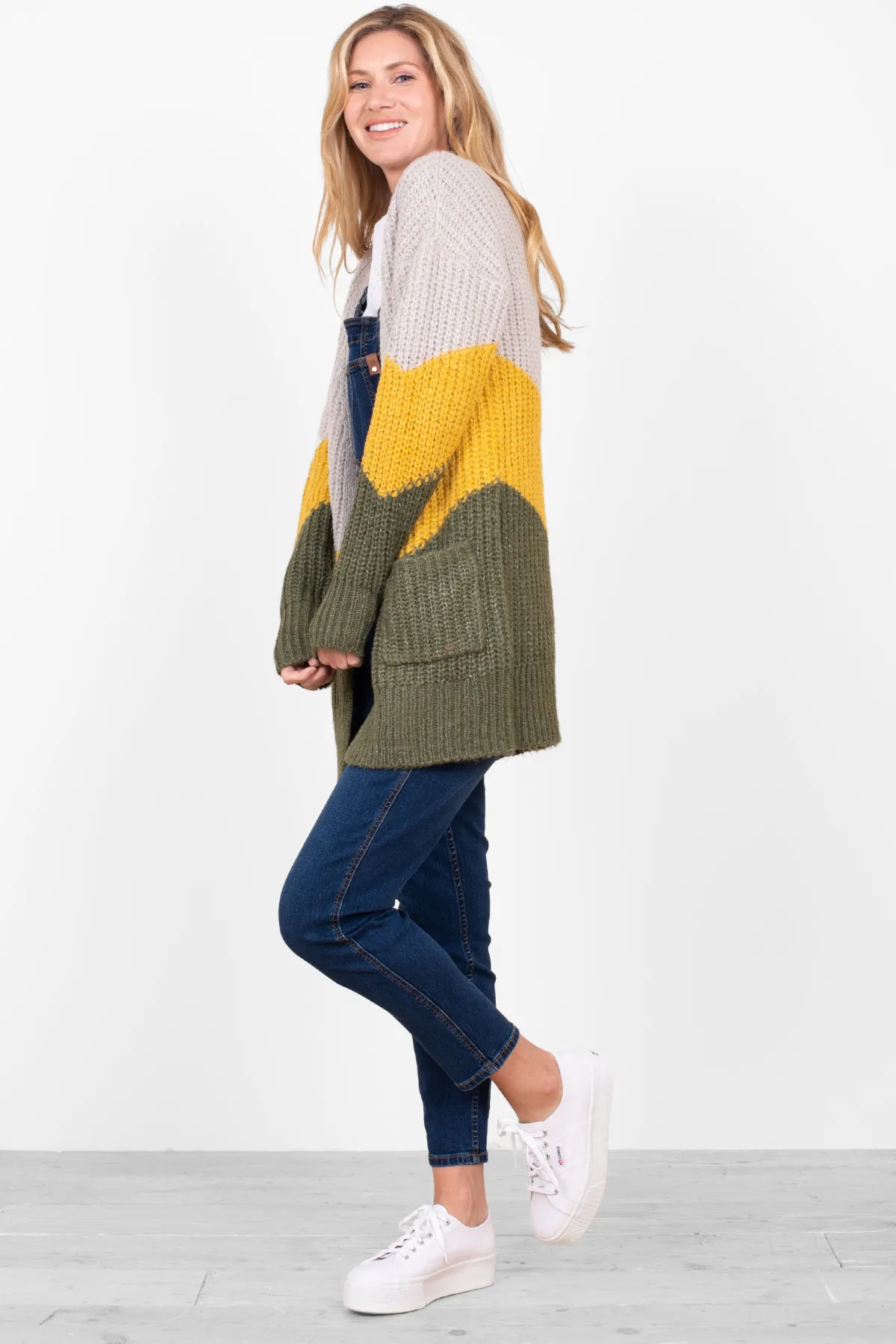Brakeburn Mountains Knitted Cardigan Cream Store