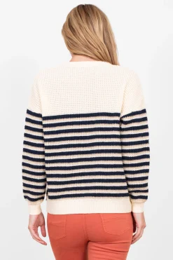Brakeburn Nortica Knitted Jumper Cream Cheap