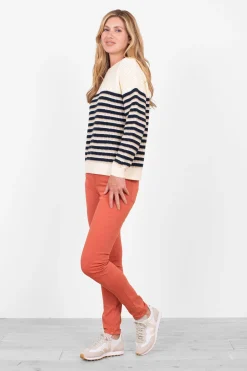 Brakeburn Nortica Knitted Jumper Cream Cheap