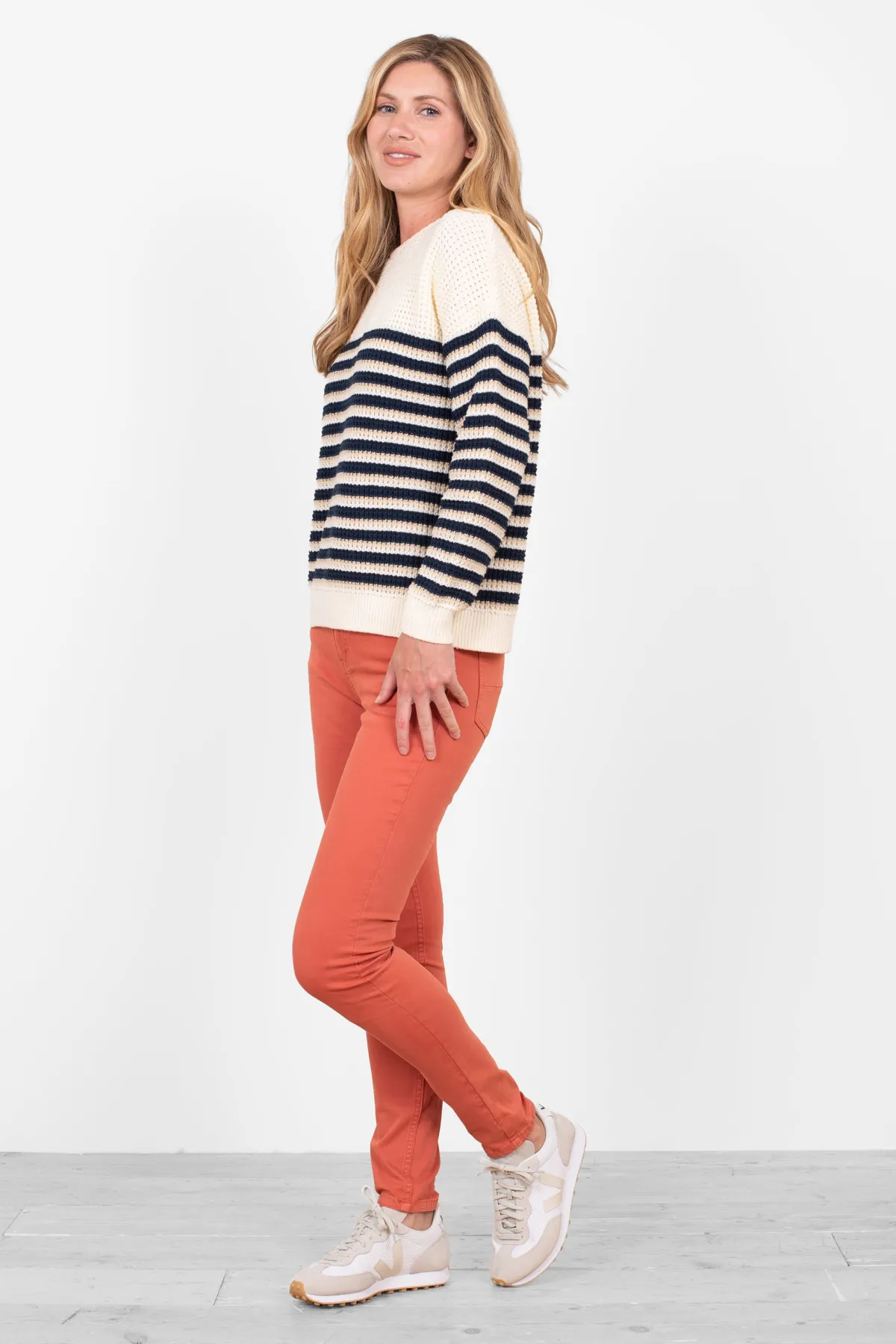 Brakeburn Nortica Knitted Jumper Cream Cheap