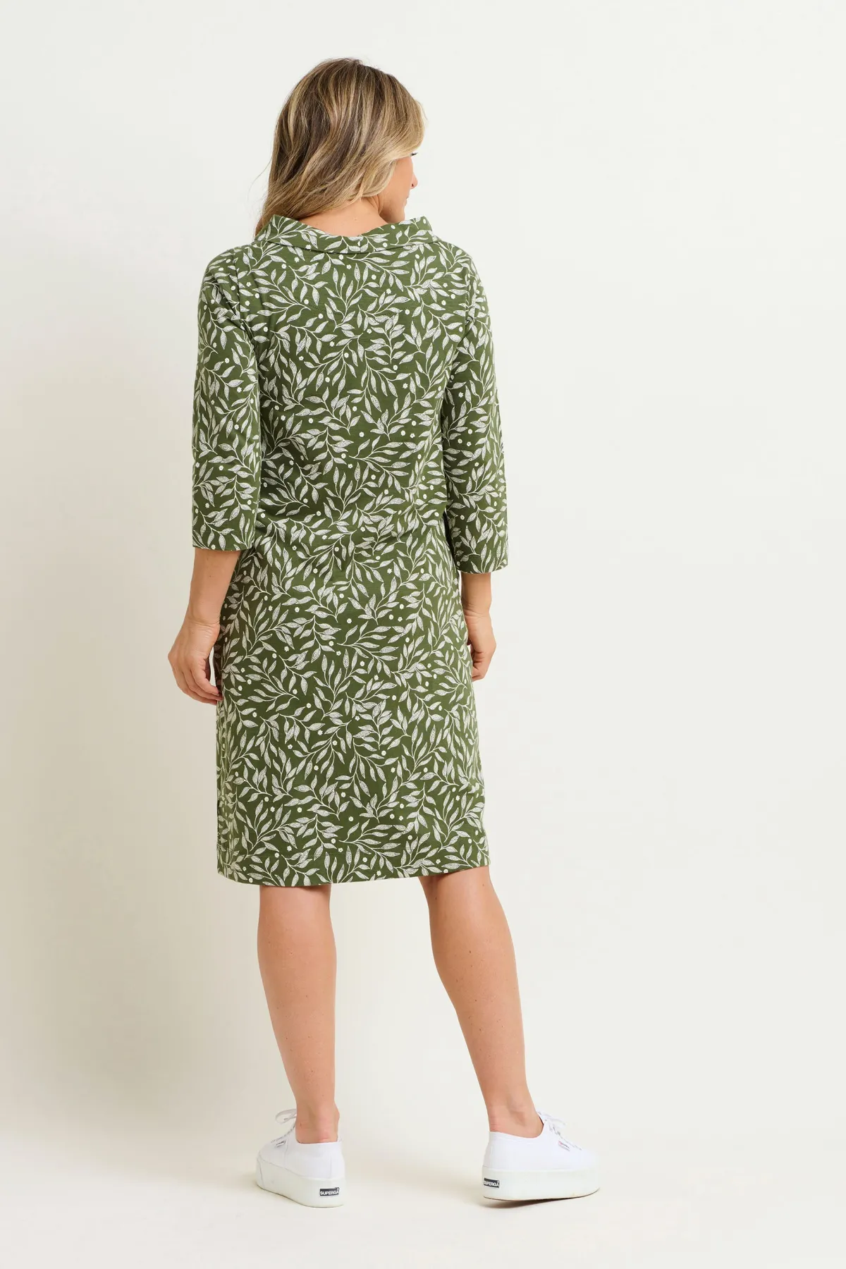 Brakeburn Orchard Leaf Dress Green Online