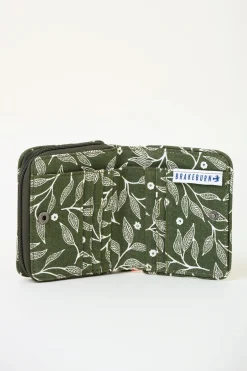 Brakeburn Orchard Leaf Purse Green Online