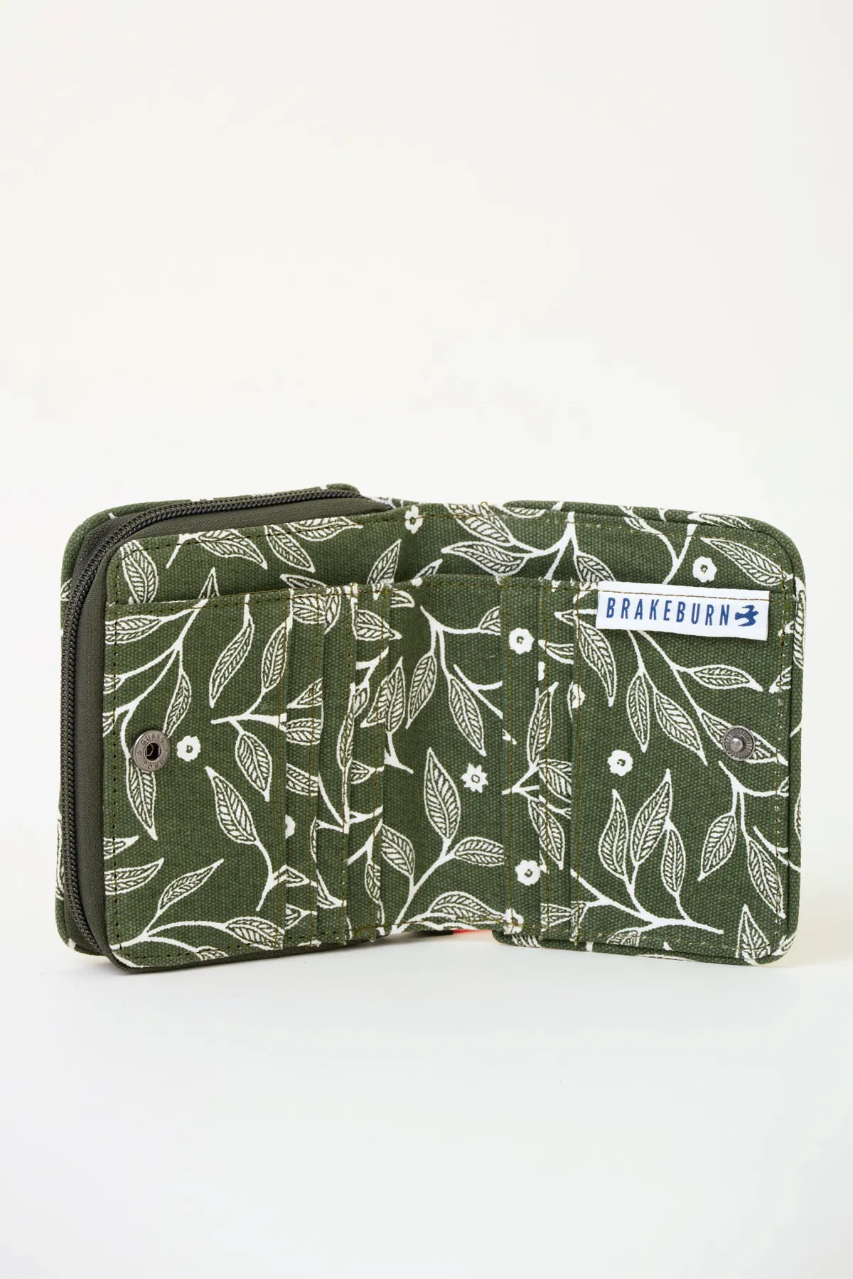 Brakeburn Orchard Leaf Purse Green Shop