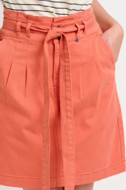 Brakeburn Paperbag Skirt Coral Fashion