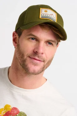Brakeburn Patch Cap Khaki Cheap