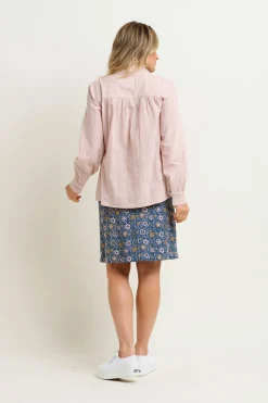 Brakeburn Peony Blouse Pink Best Sale