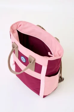 Brakeburn Pink Handbag Backpack Burgundy Fashion