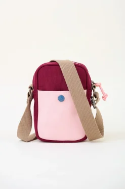 Brakeburn Pink Small Pouch Cross Body Bag Burgundy Outlet