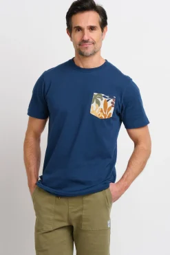 Brakeburn Pocket Print Tee Multicoloured Clearance