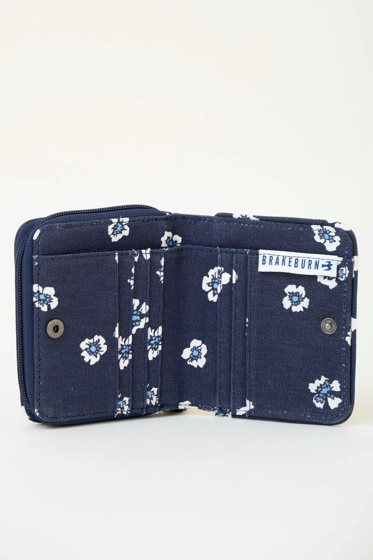 Brakeburn Polka Flora Purse Navy Shop