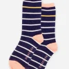 Brakeburn Pop Stripe Socks Coral Sale