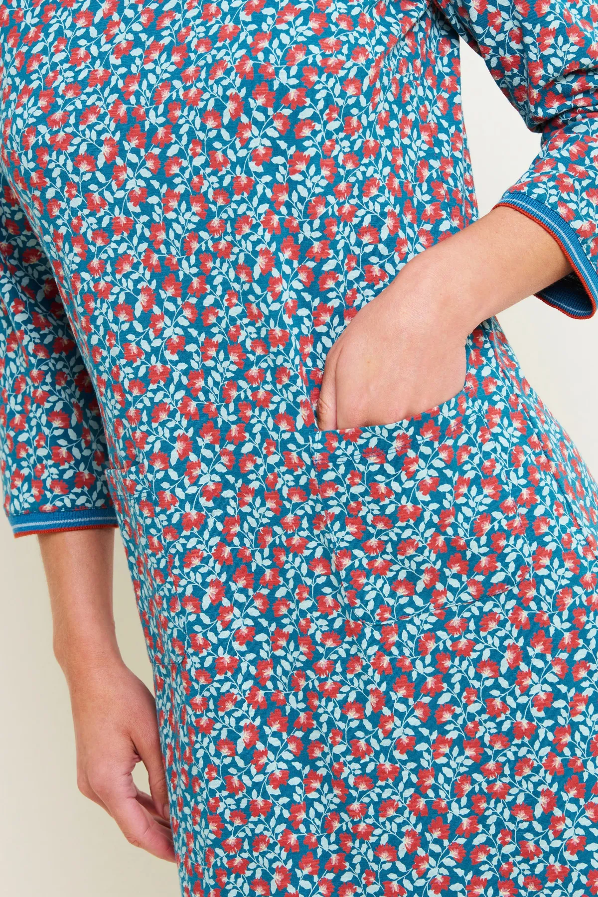 Brakeburn Pressed Flowers Dress Blue Store