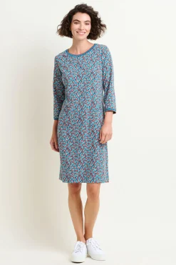 Brakeburn Pressed Flowers Dress Blue Store
