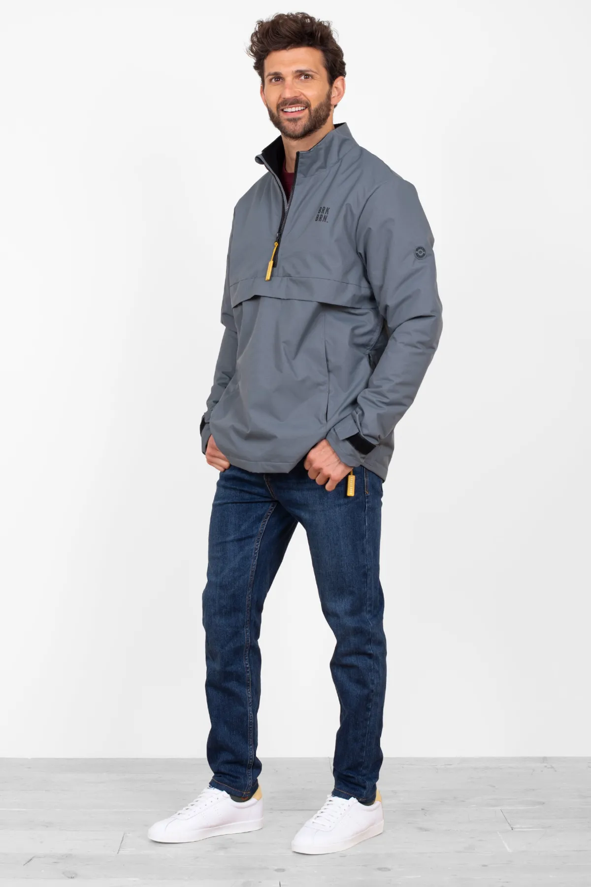 Brakeburn Pullover Jacket Grey Hot