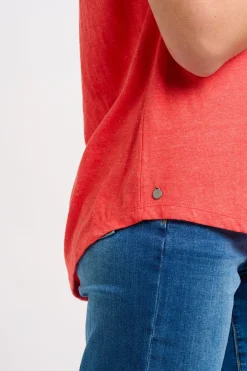 Brakeburn Remi Tee Coral Clearance