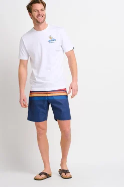 Brakeburn Retro Stripe Boardshorts Multicoloured Store