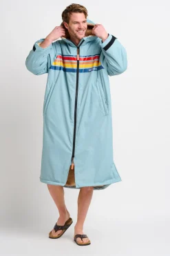 Brakeburn Retro Stripe Chinook Changing Robe Blue Discount