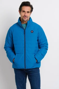Brakeburn Reversible Puffer Jacket Blue Fashion