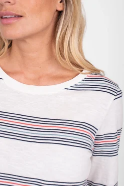 Brakeburn Rhett Stripe T-Shirt Multicoloured Flash Sale