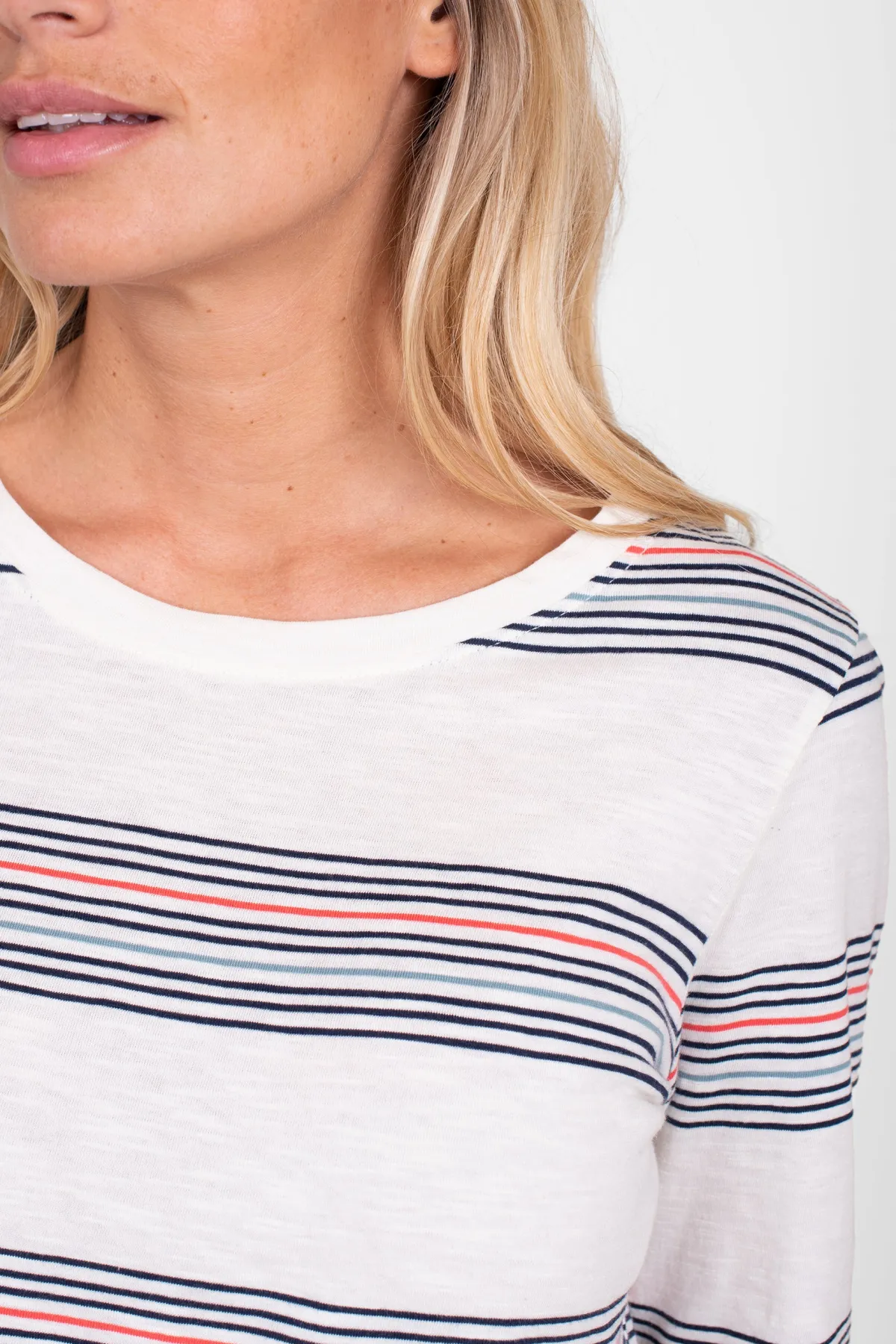Brakeburn Rhett Stripe T-Shirt Multicoloured Flash Sale