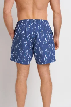 Brakeburn Sea Of Sharks Swim Shorts Blue Cheap