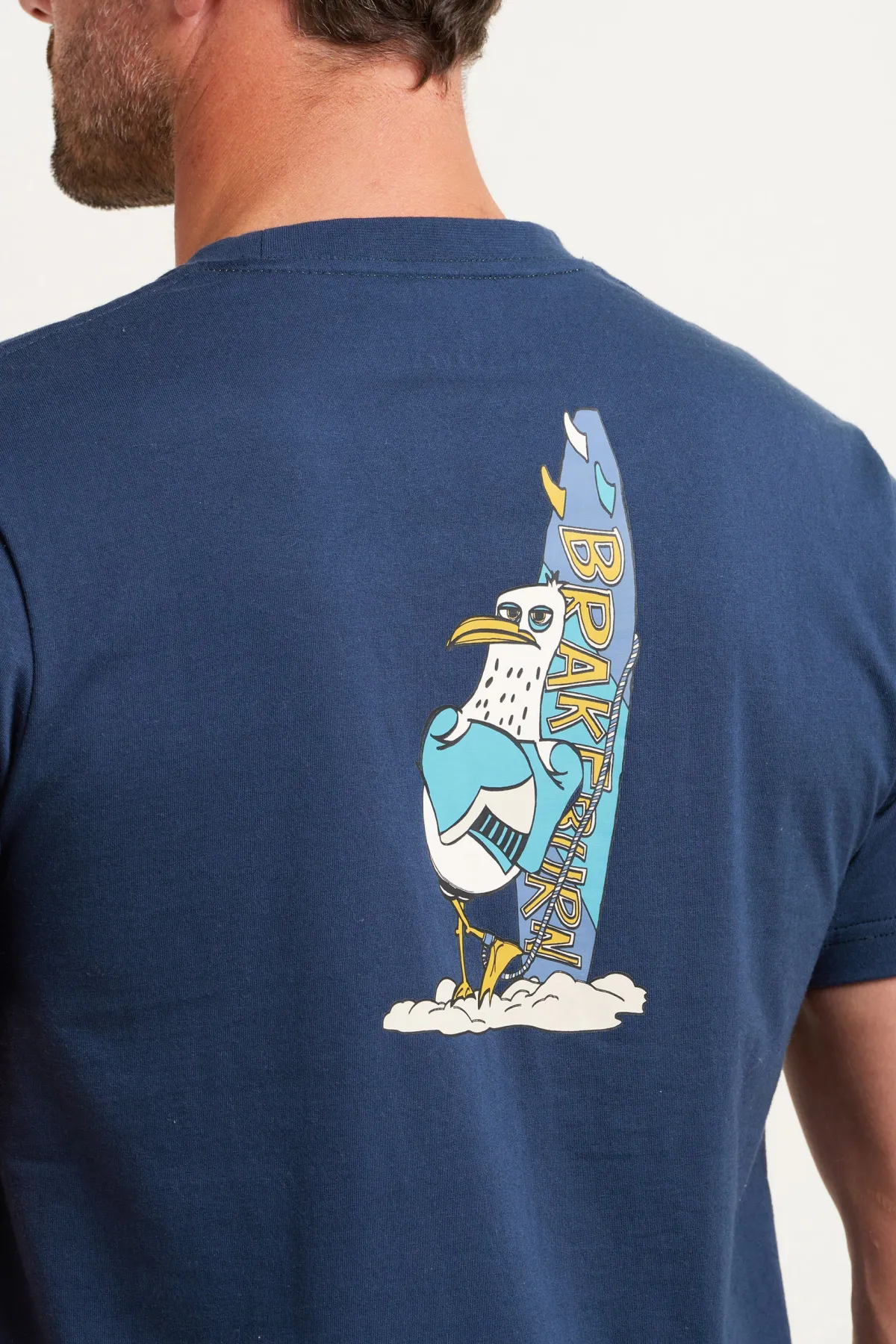 Brakeburn Seagull Tee Navy Hot