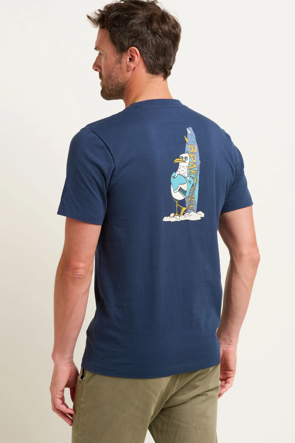 Brakeburn Seagull Tee Navy Hot