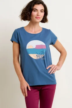 Brakeburn Seascape Tee Multicoloured Outlet
