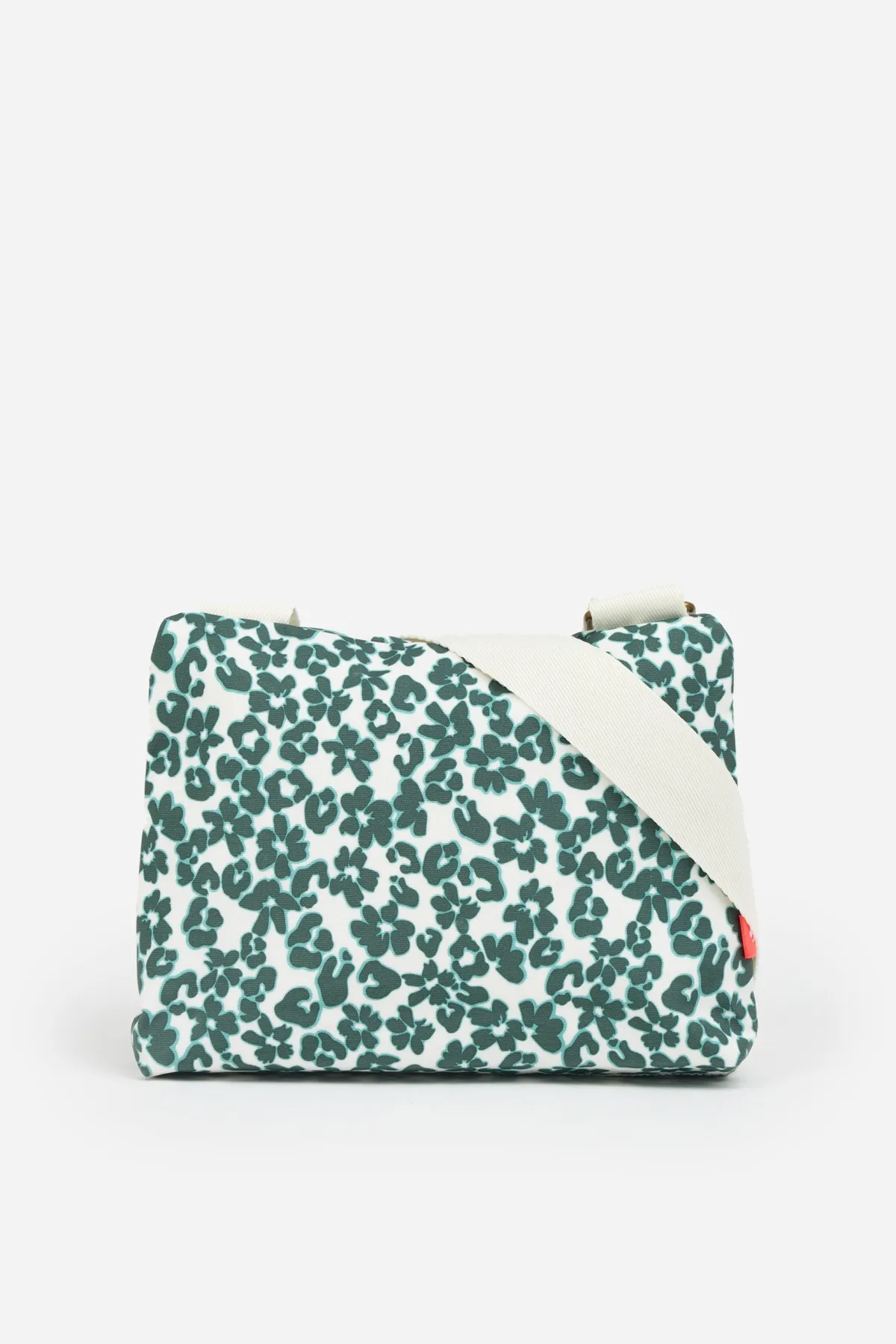 Brakeburn Small Cross Body Leopard Floral Bag Green New
