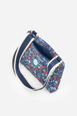 Brakeburn Small Cross Body Vintage Ditsy Bag Blue Sale