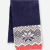 Brakeburn Snow Flake Scarf Coral New