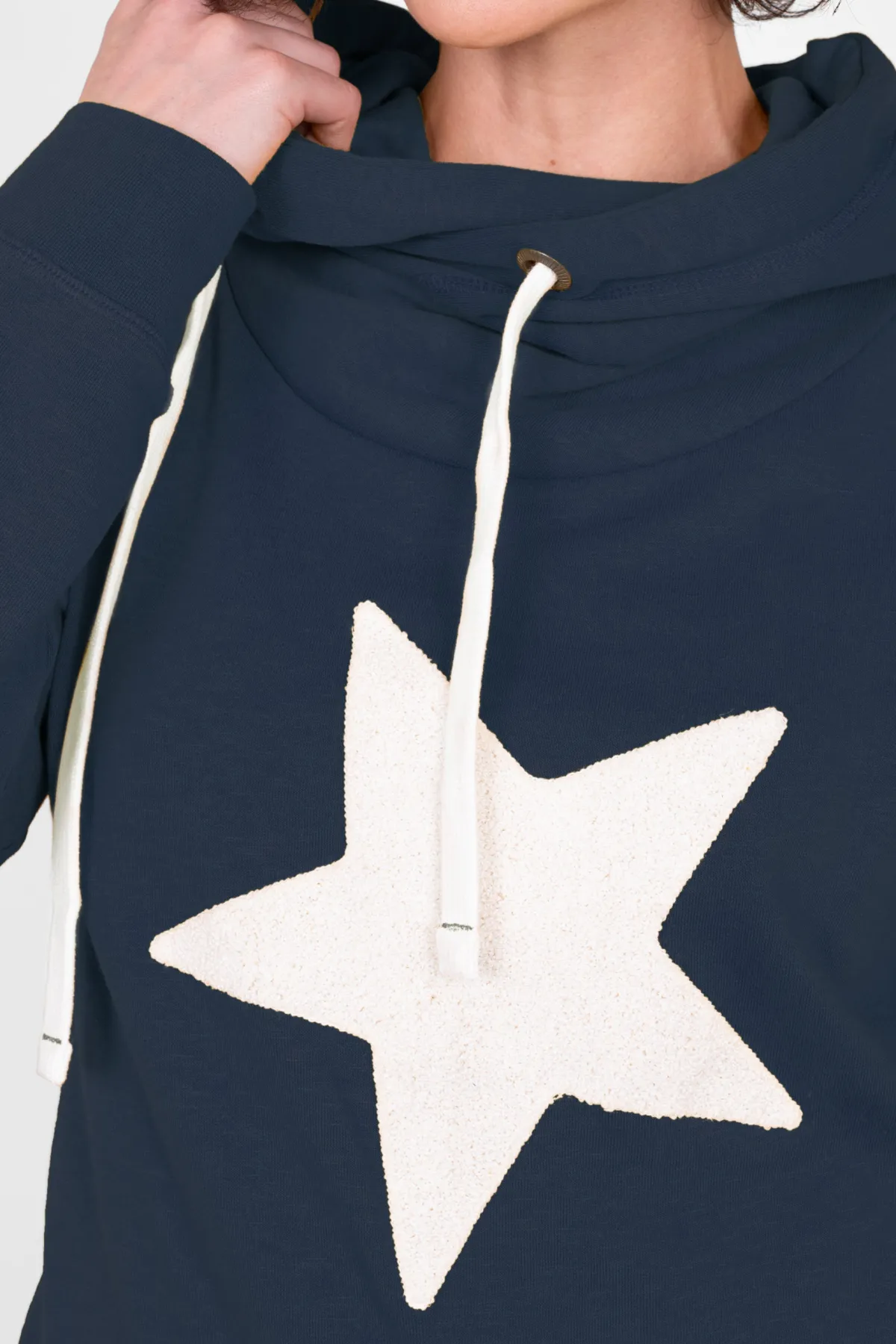 Brakeburn Star Elise Hoodie Navy Discount