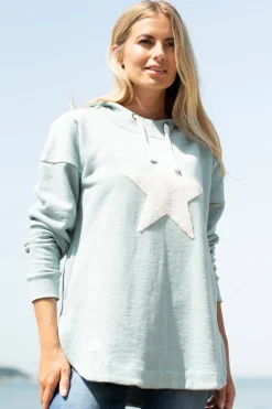 Brakeburn Star Hoodie Blue Hot