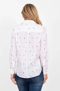 Brakeburn Star Shirt White New