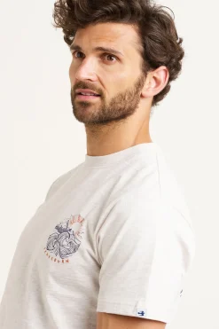 Brakeburn Stormy Seas Tee Cream Cheap