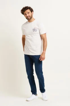Brakeburn Stormy Seas Tee Cream Cheap