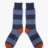 Brakeburn Stripe Socks Blue Cheap