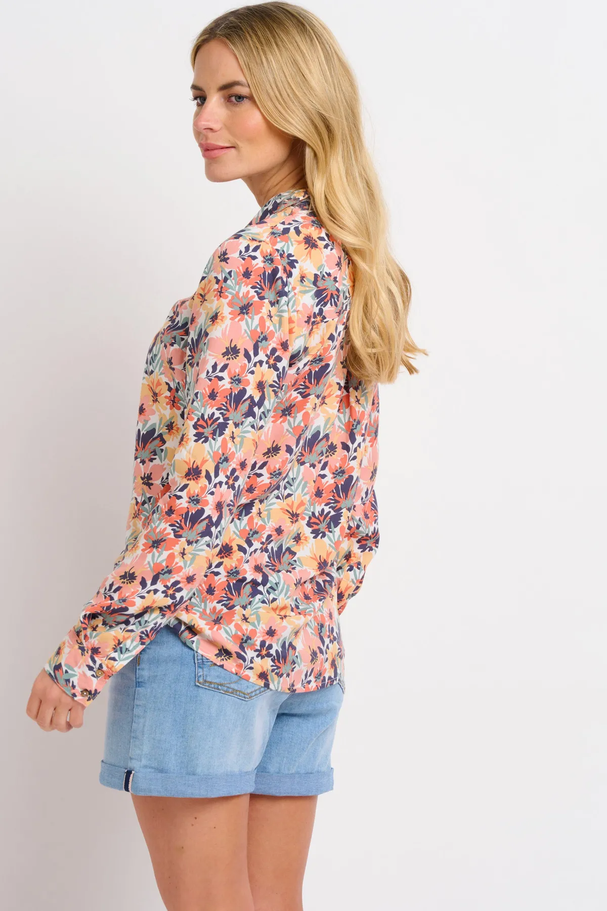 Brakeburn Summer Blooms Shirt Coral Online