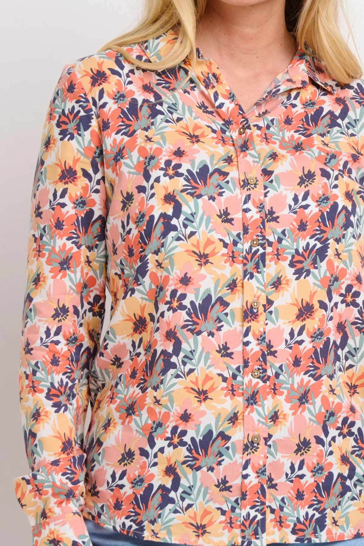Brakeburn Summer Blooms Shirt Coral Online