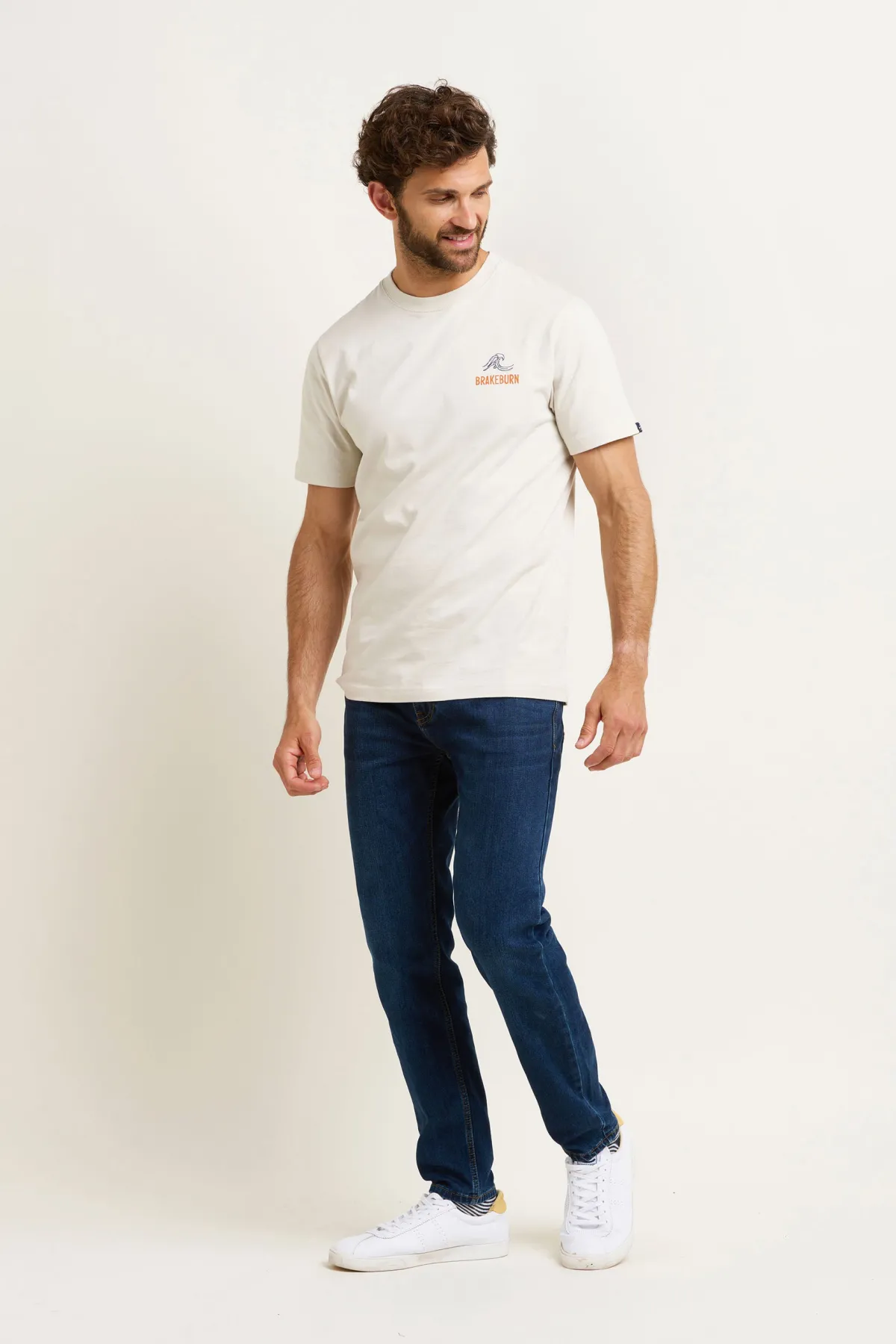 Brakeburn Surf Essentials Tee Cream Outlet