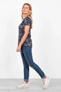 Brakeburn Tiger T-Shirt Navy Hot