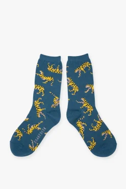 Brakeburn Tigers Socks Blue Clearance
