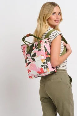 Brakeburn Tropical Palm Backpack Khaki Clearance