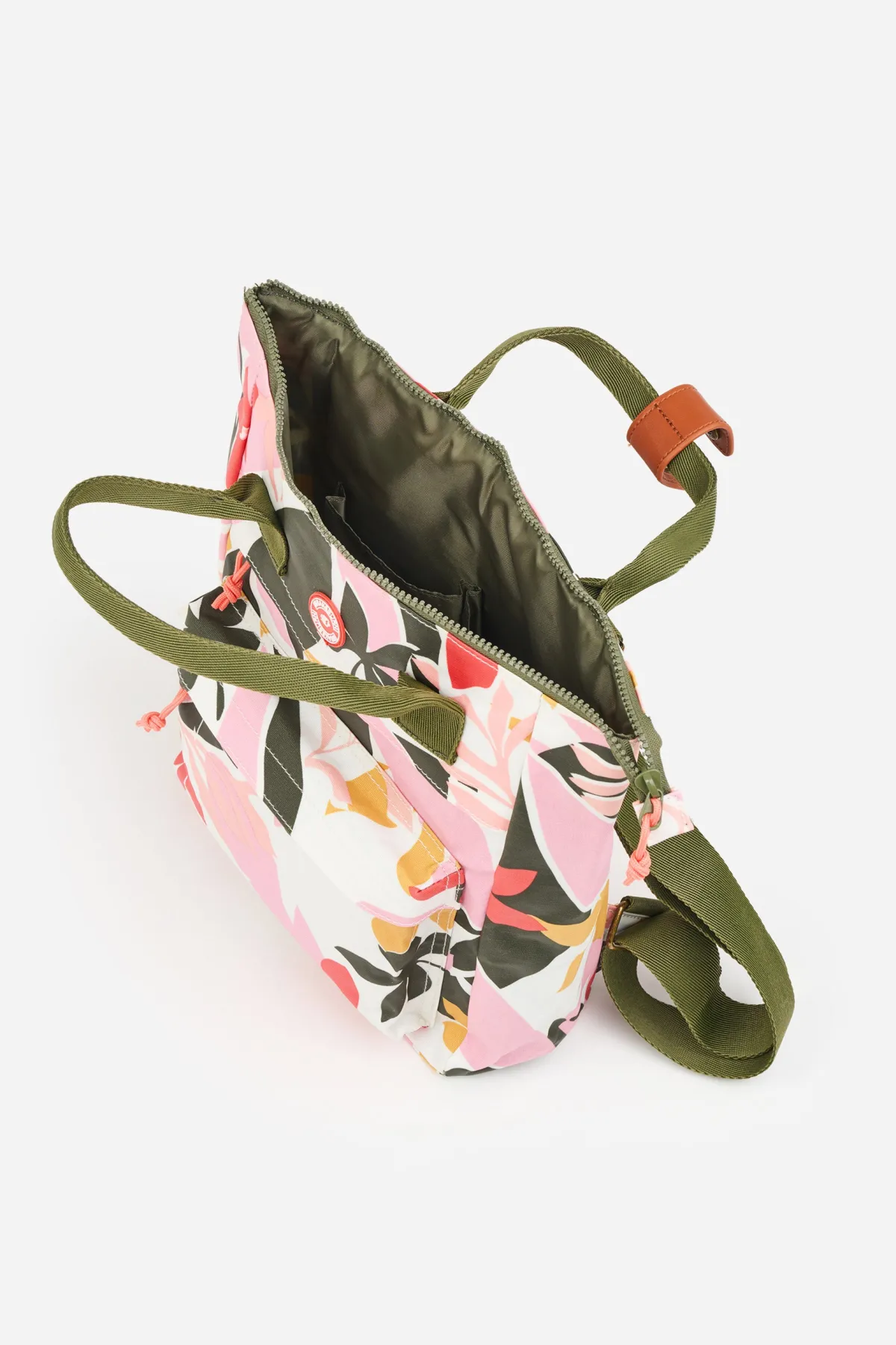 Brakeburn Tropical Palm Backpack Khaki Clearance