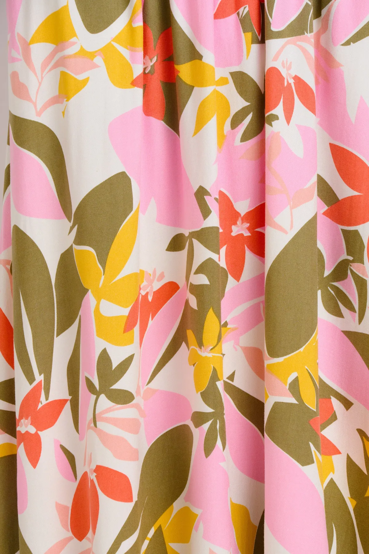 Brakeburn Tropical Palm Skirt Khaki Discount